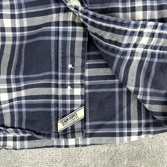 Denim & Supply Ralph Lauren Shirt Mens Medium Regular Fit Utility Button Plaid - Picture 5 of 7